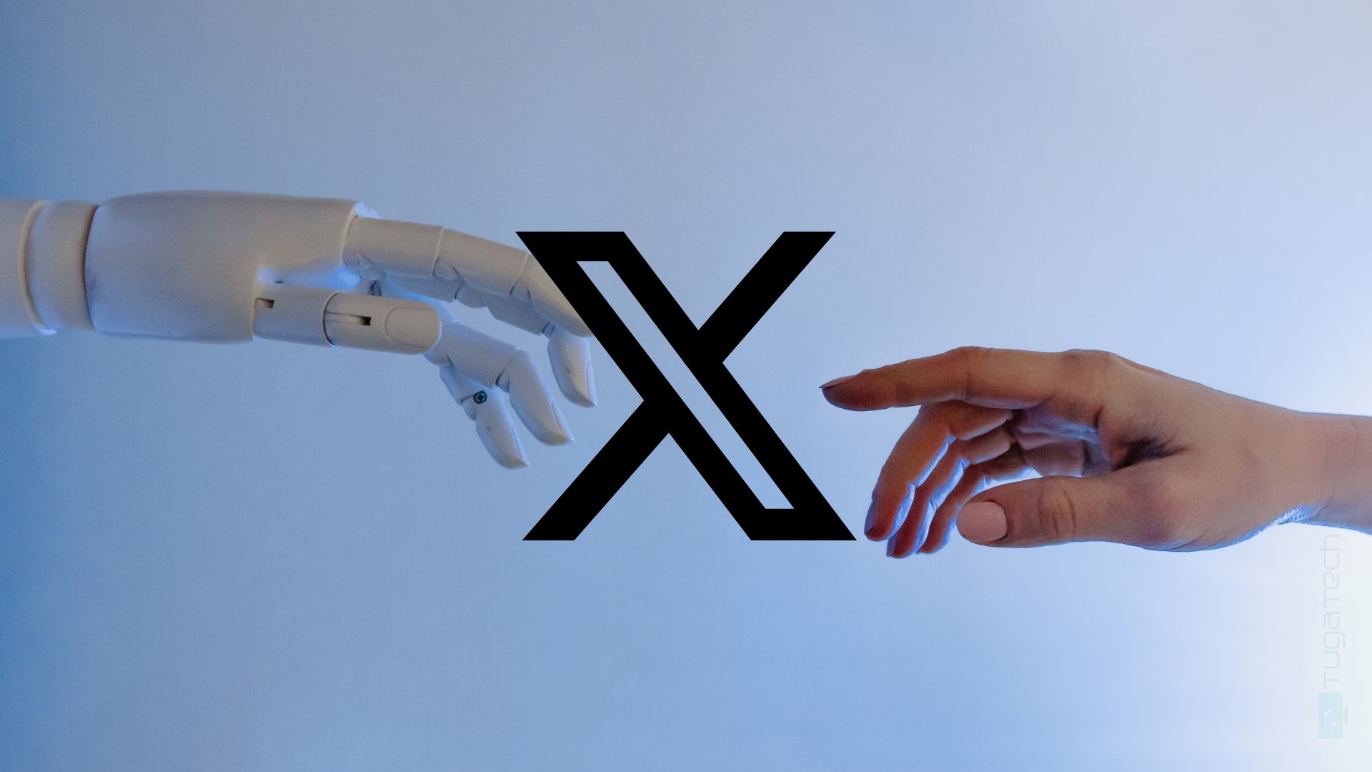 IA com logo da X
