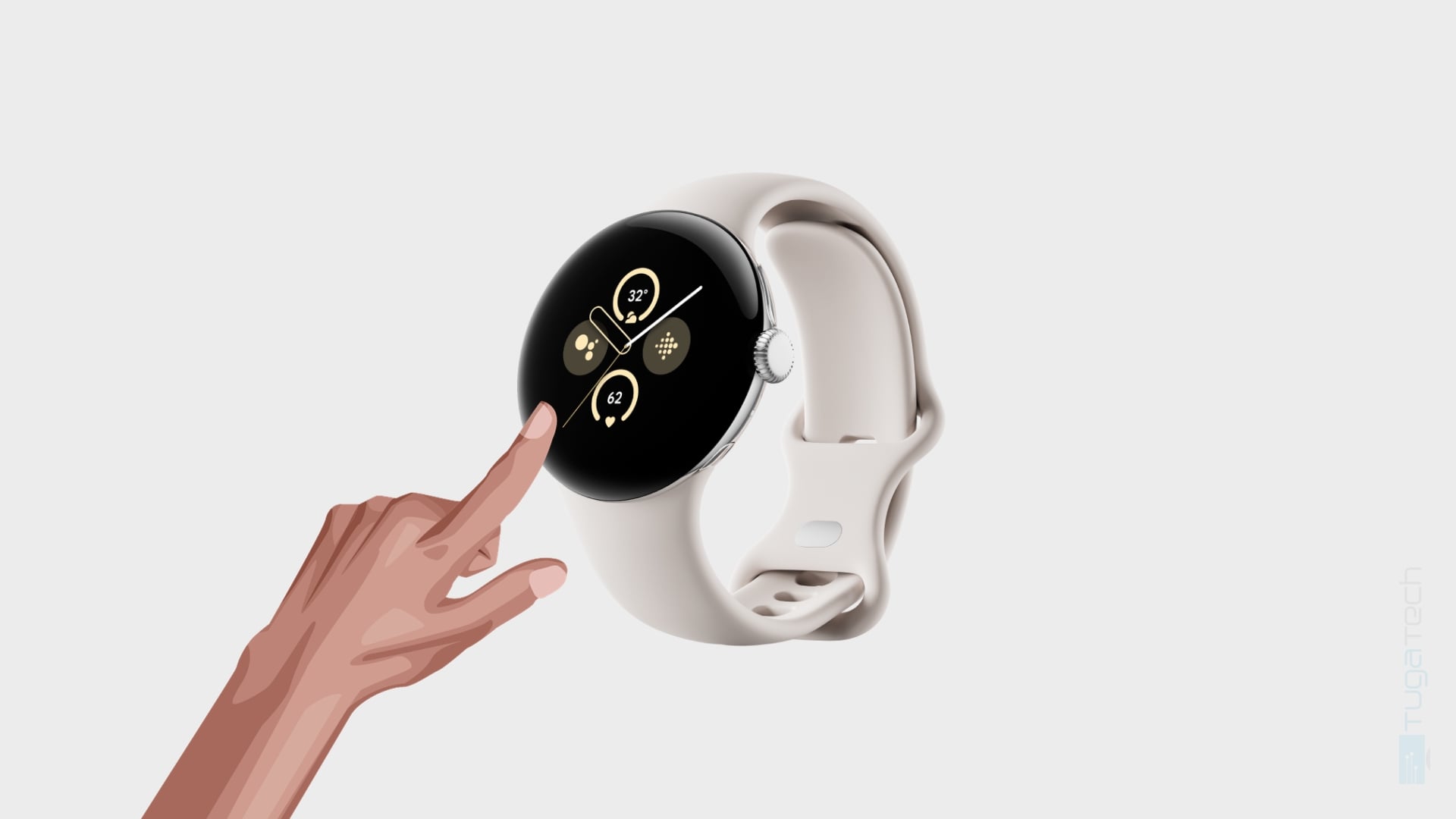 Pixel watch a ser tocado