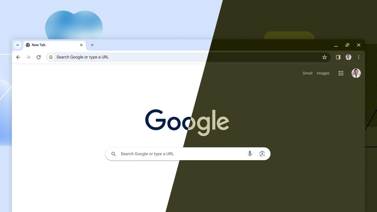 Google Chrome com novo tema de 2023