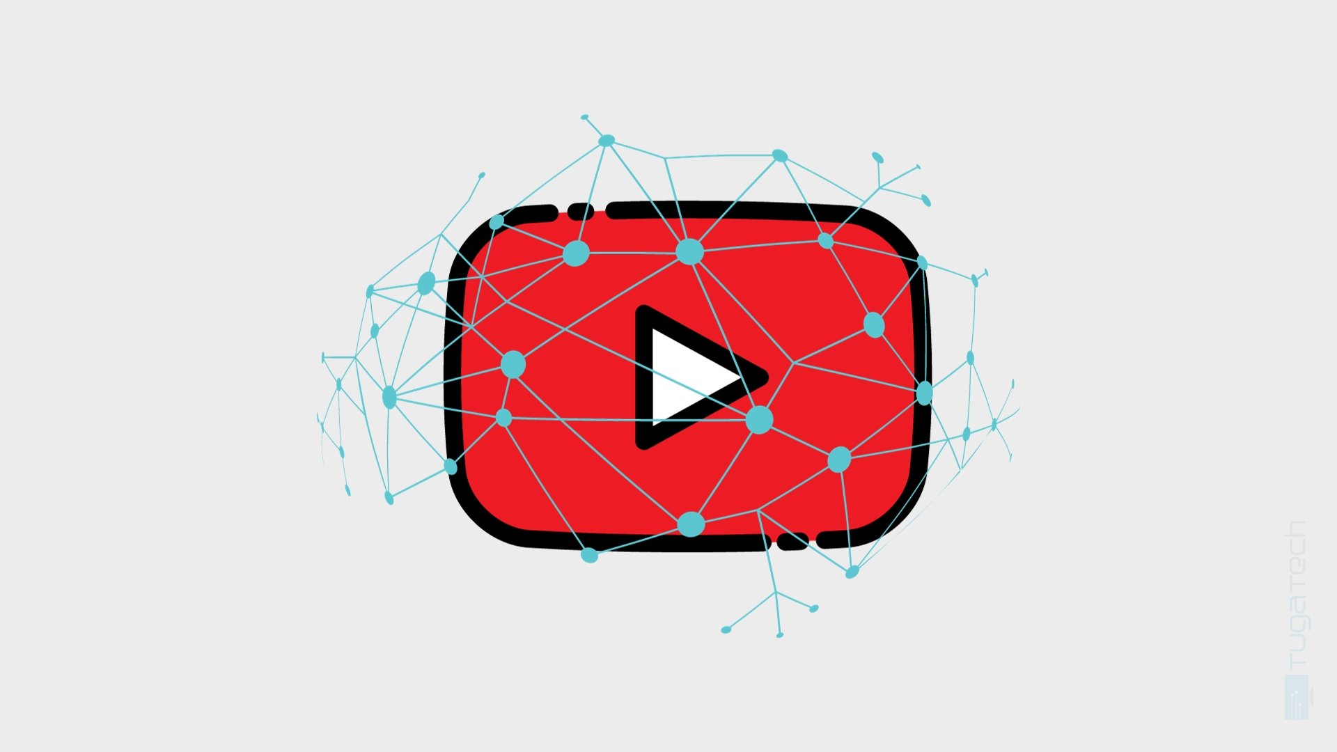 Logo do Youtube com IA