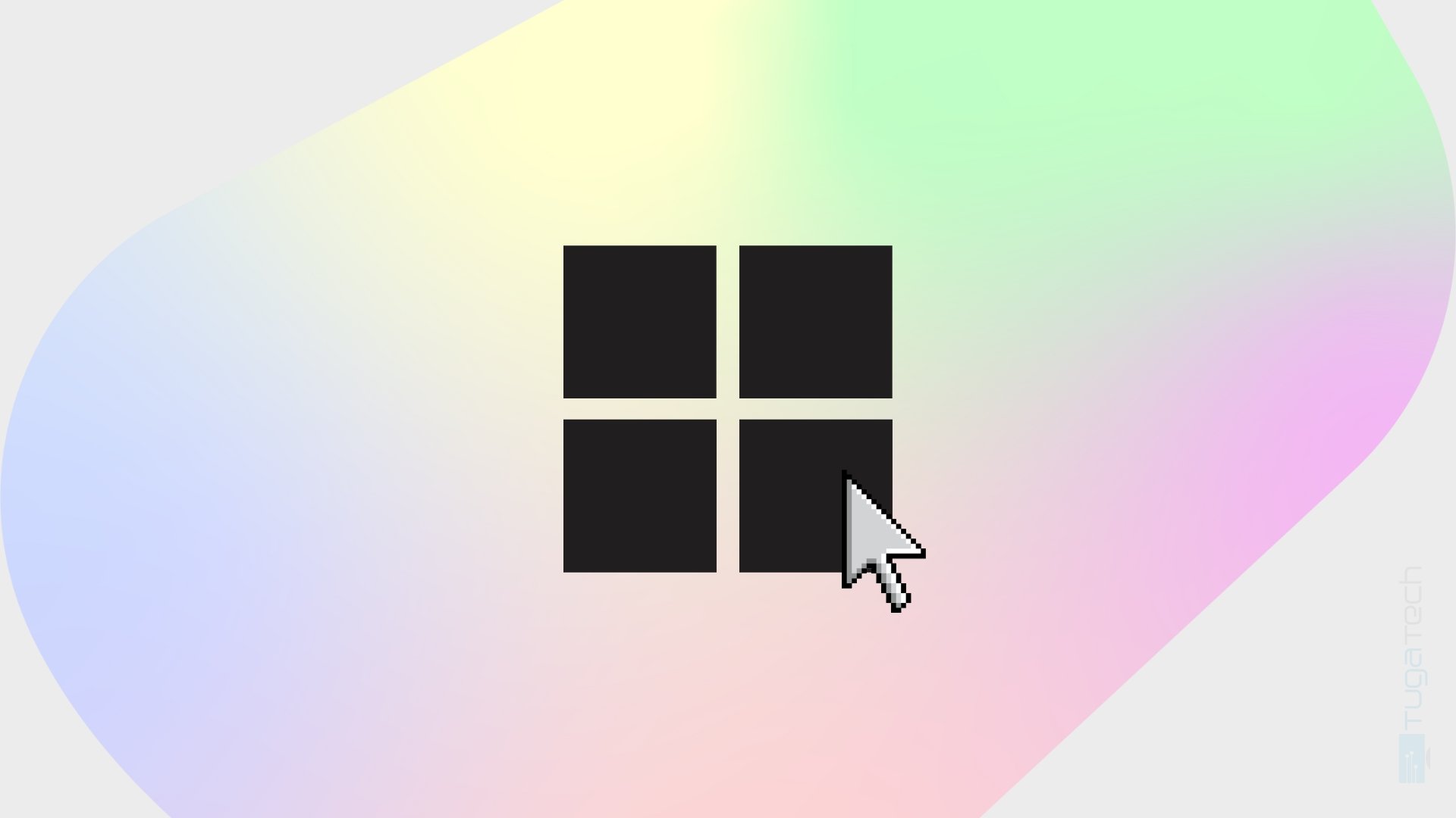 logo do windows 11 com rato