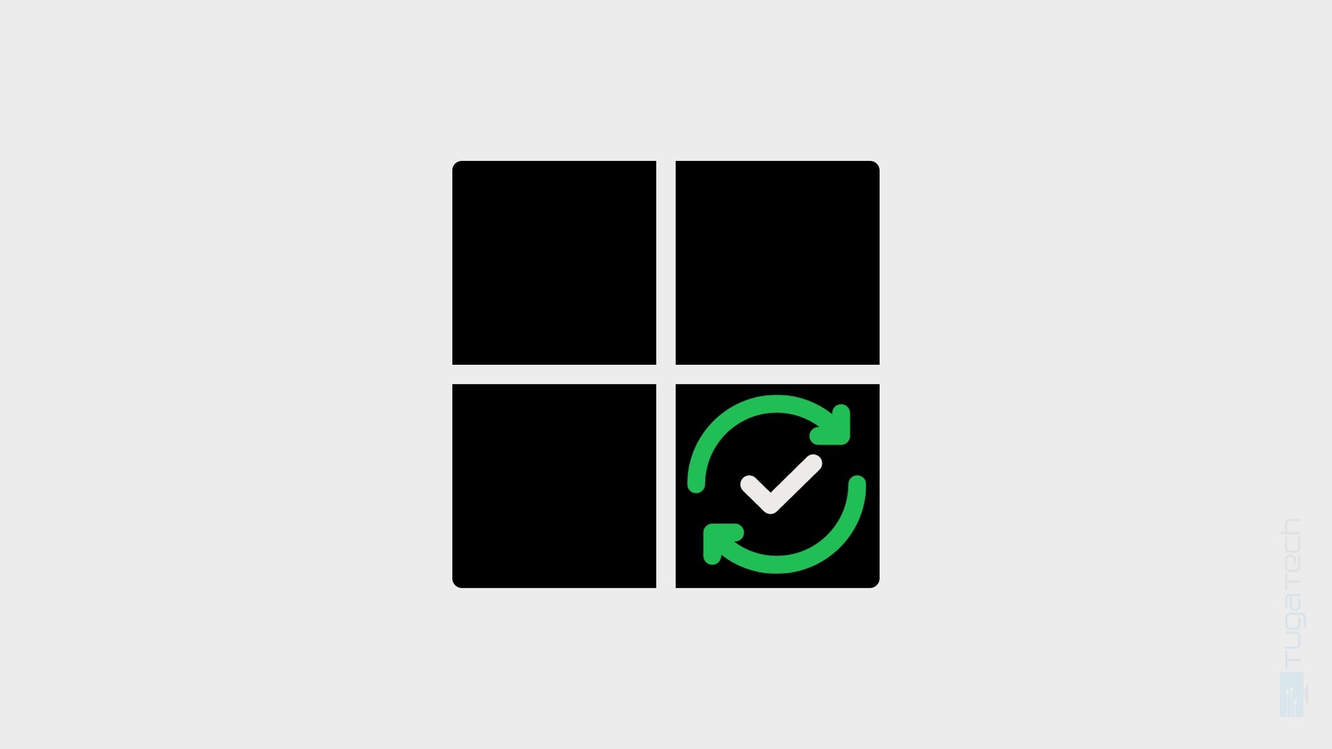Logo do windows com atualização