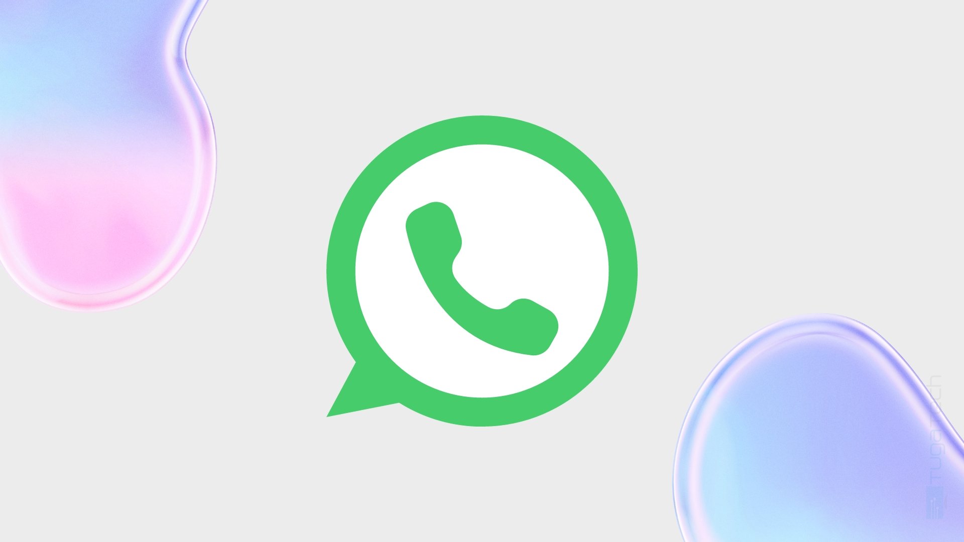 logo do whatsapp em fundo colorido
