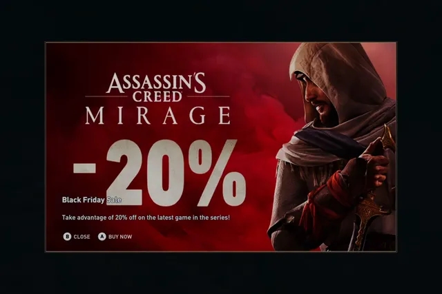 mensagem de popup com publicidade da Ubisoft