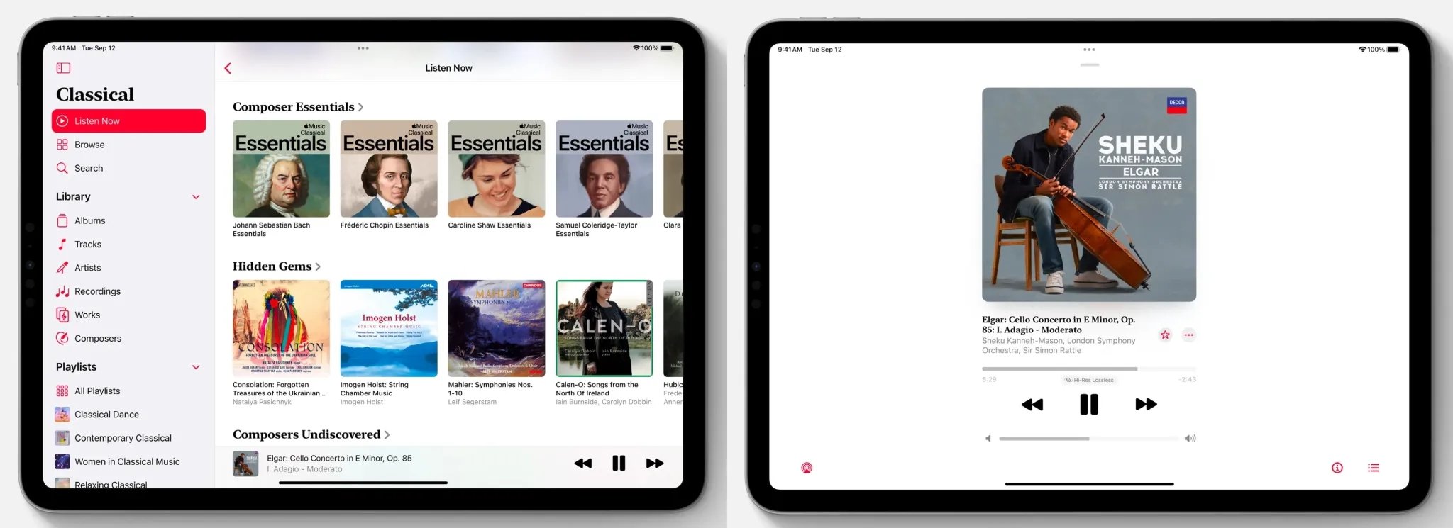 Apple Music Classic no iPad