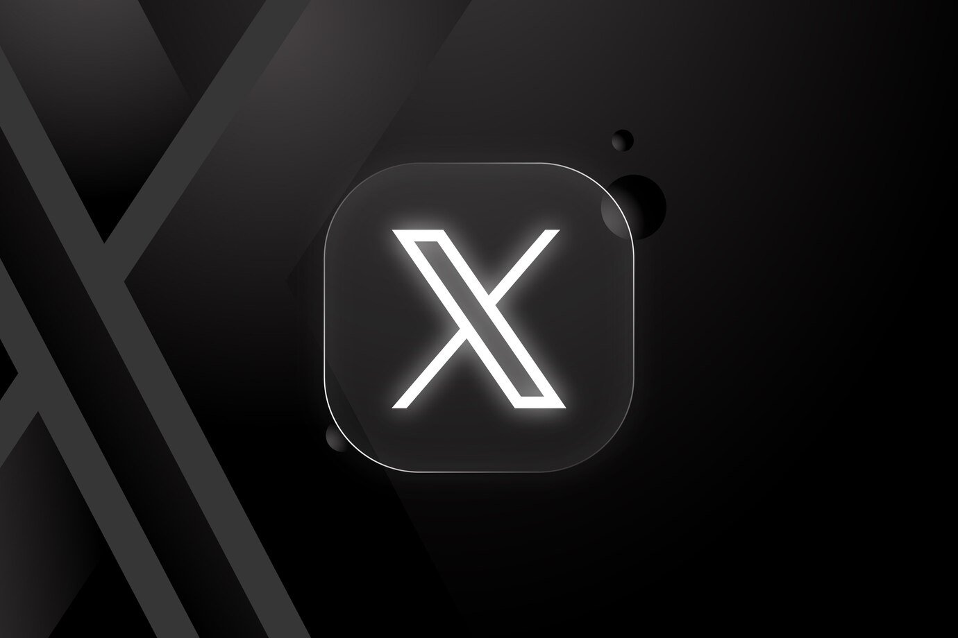 Logo da X em 3D