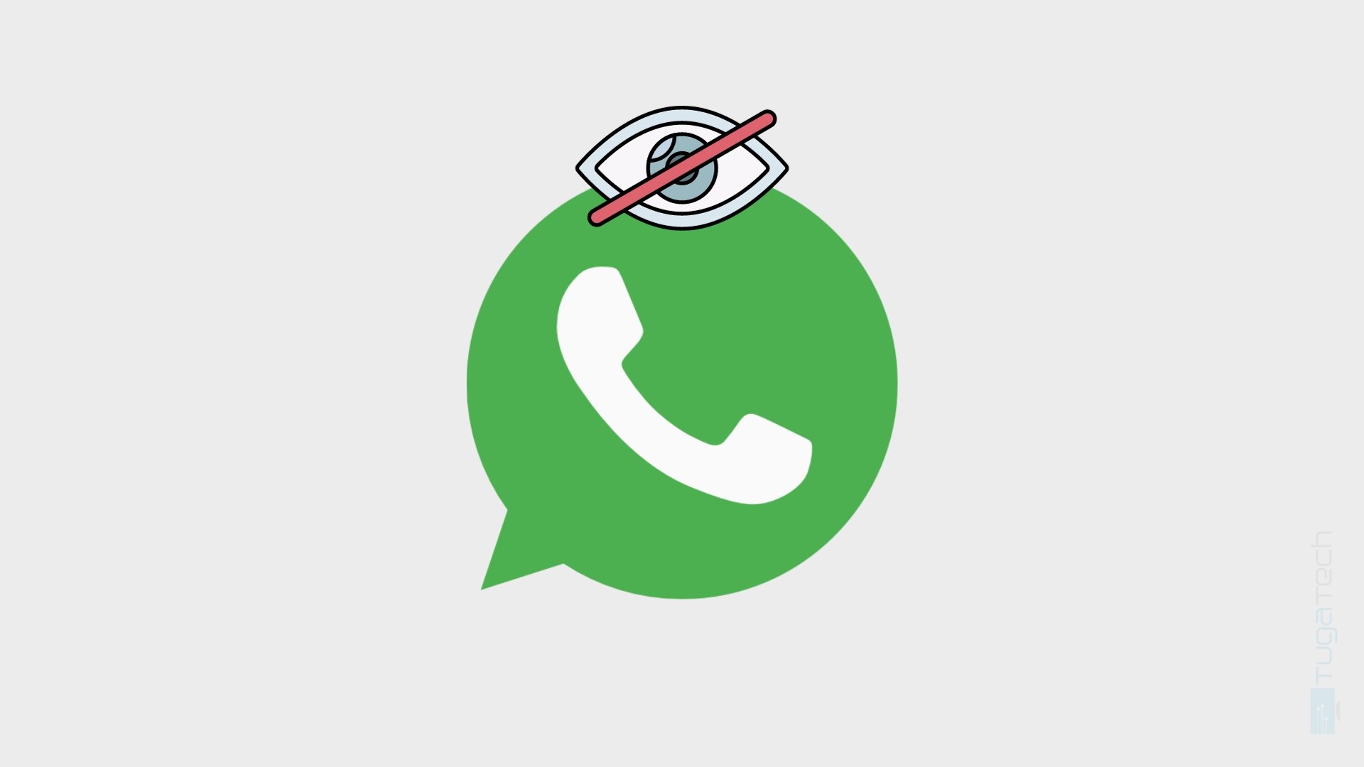 WhatsApp com icone de privacidade