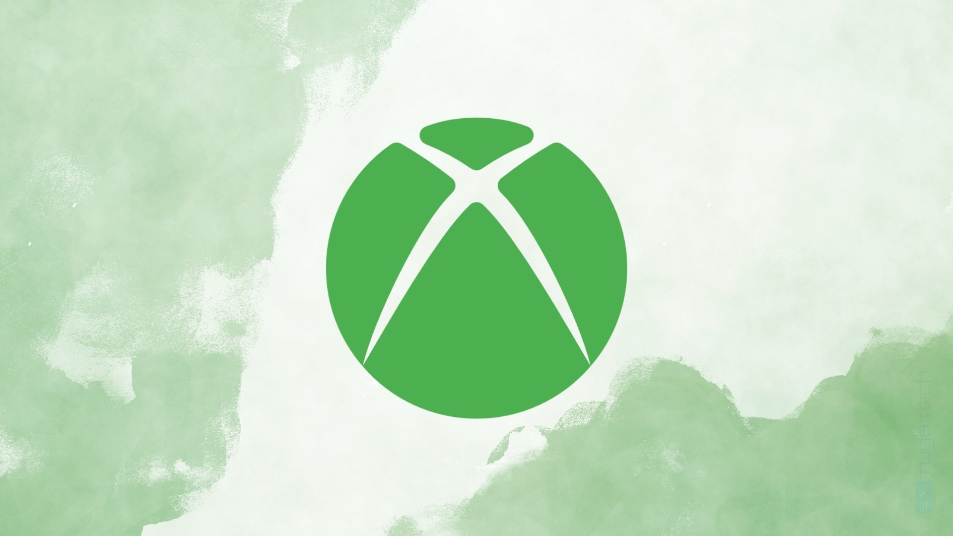 Logo da Xbox em fundo verde