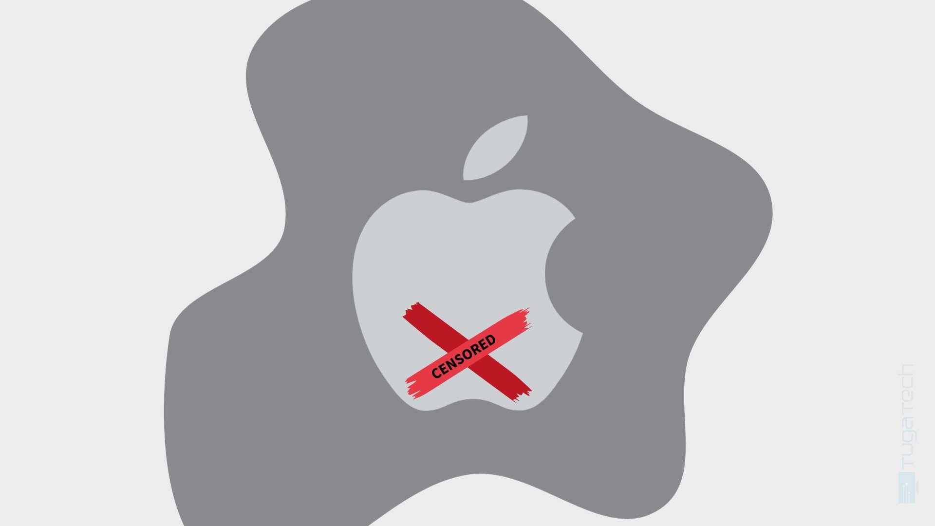 Censura em logo da Apple