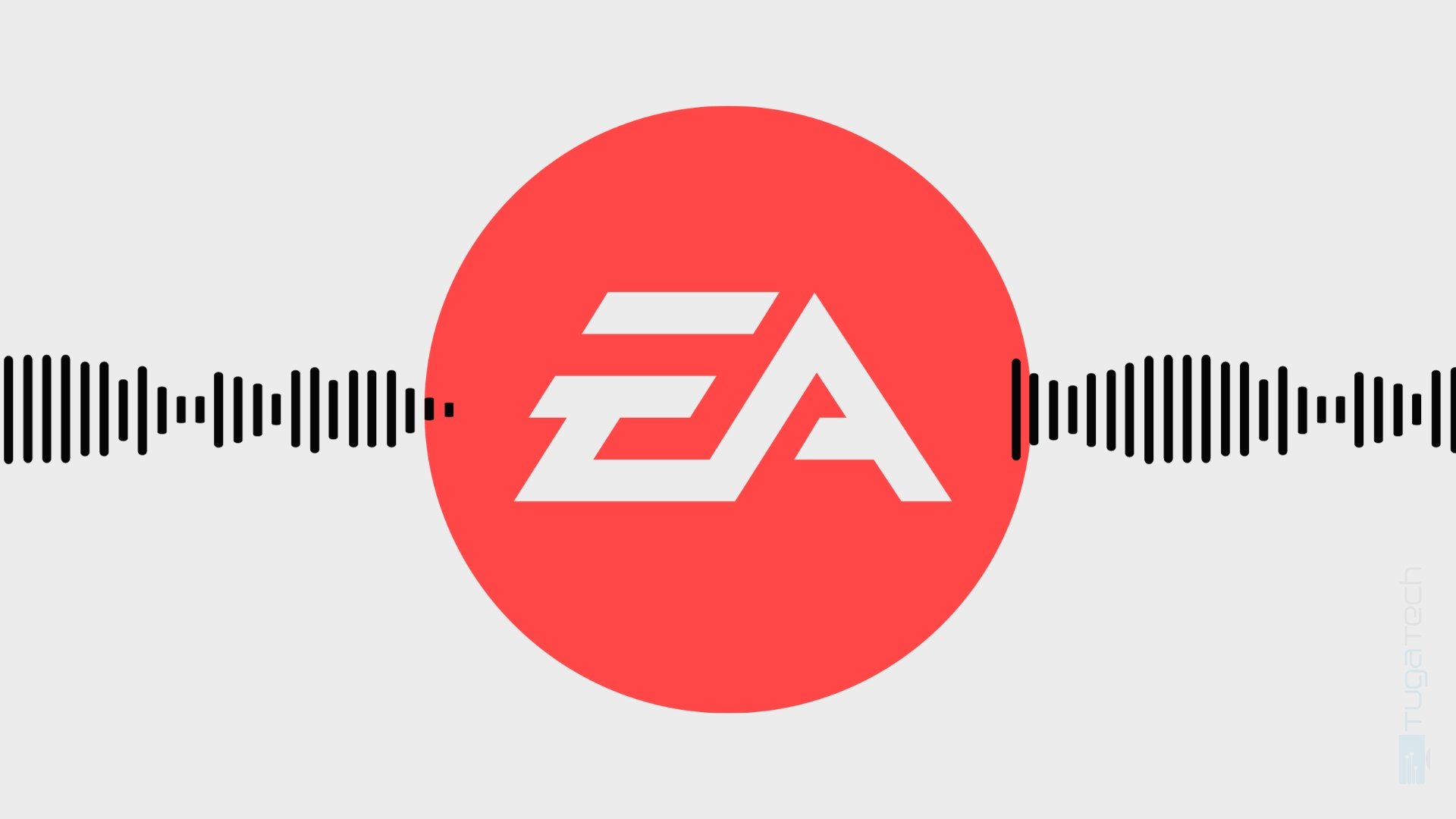 Logo da EA com sinal de voz