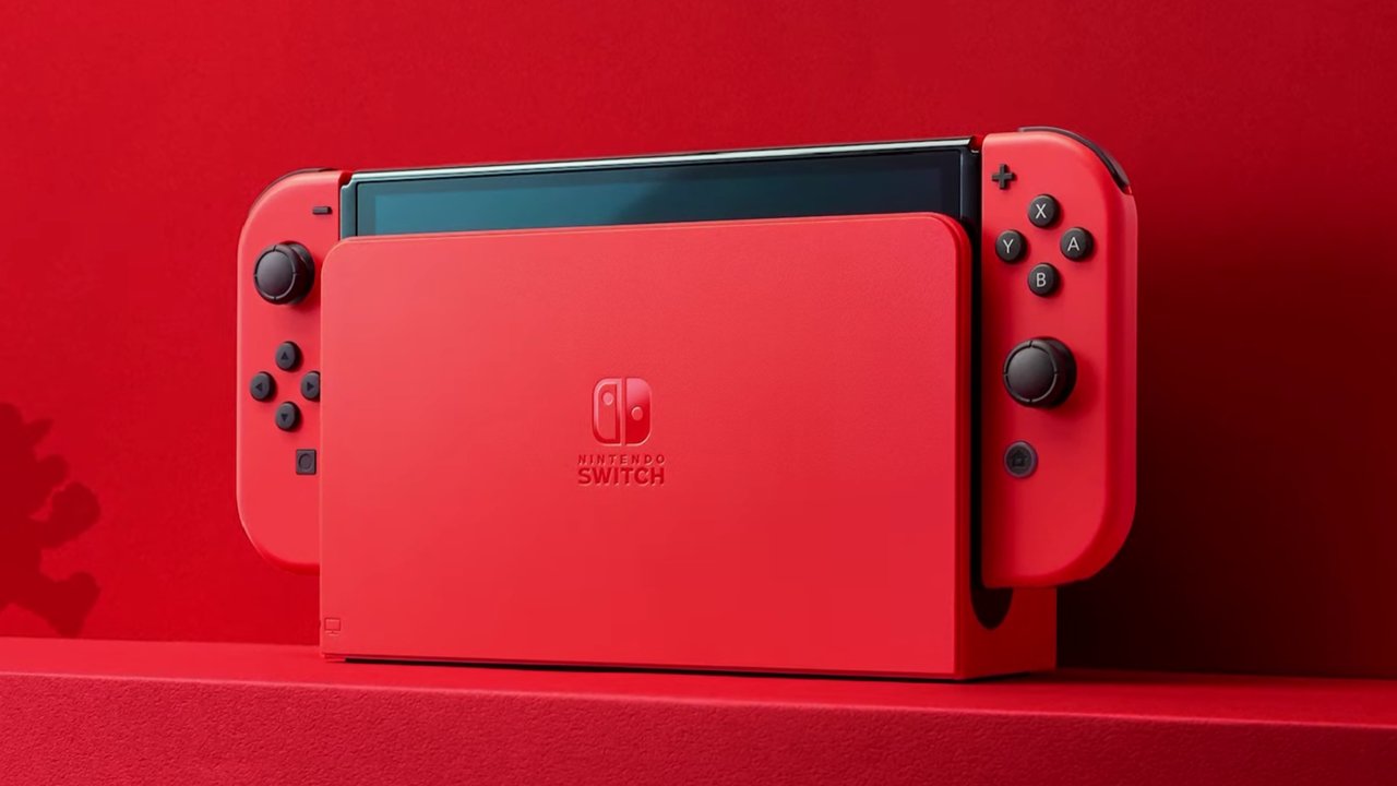 Nintendo Switch vermelha