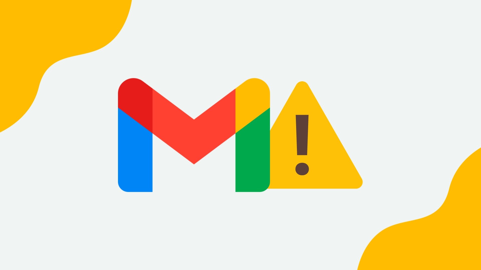 Gmail icone de falha
