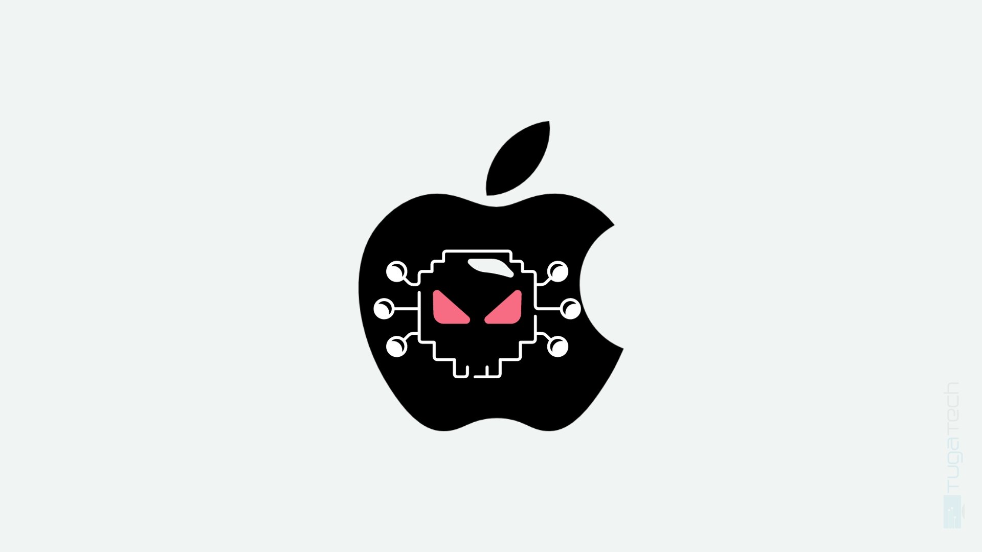 malware em logo da apple