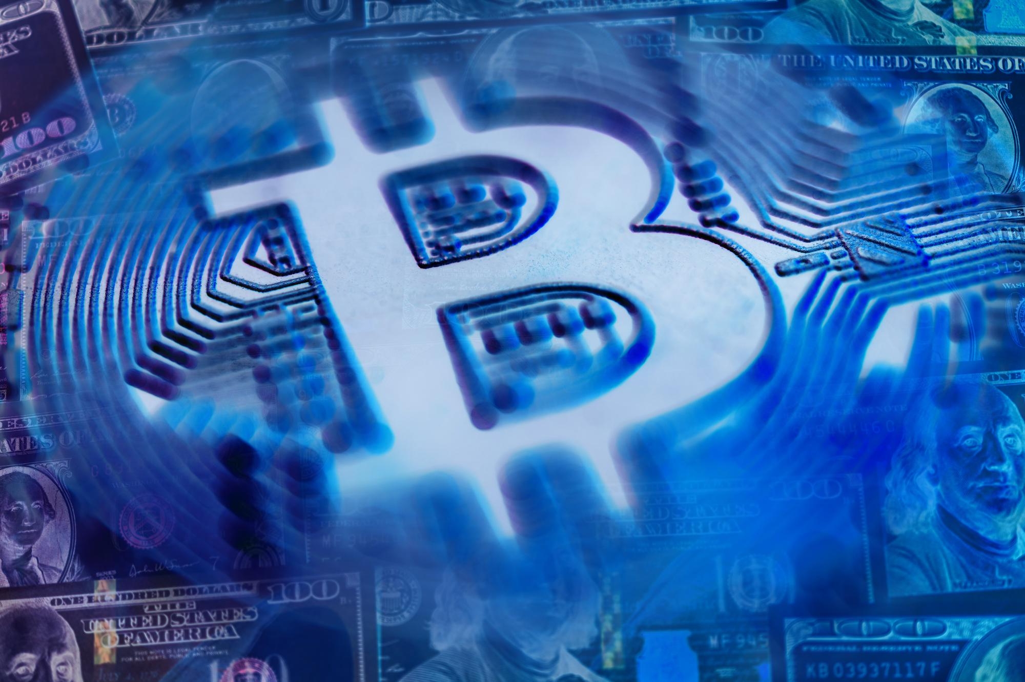 Moeda de Bitcoin