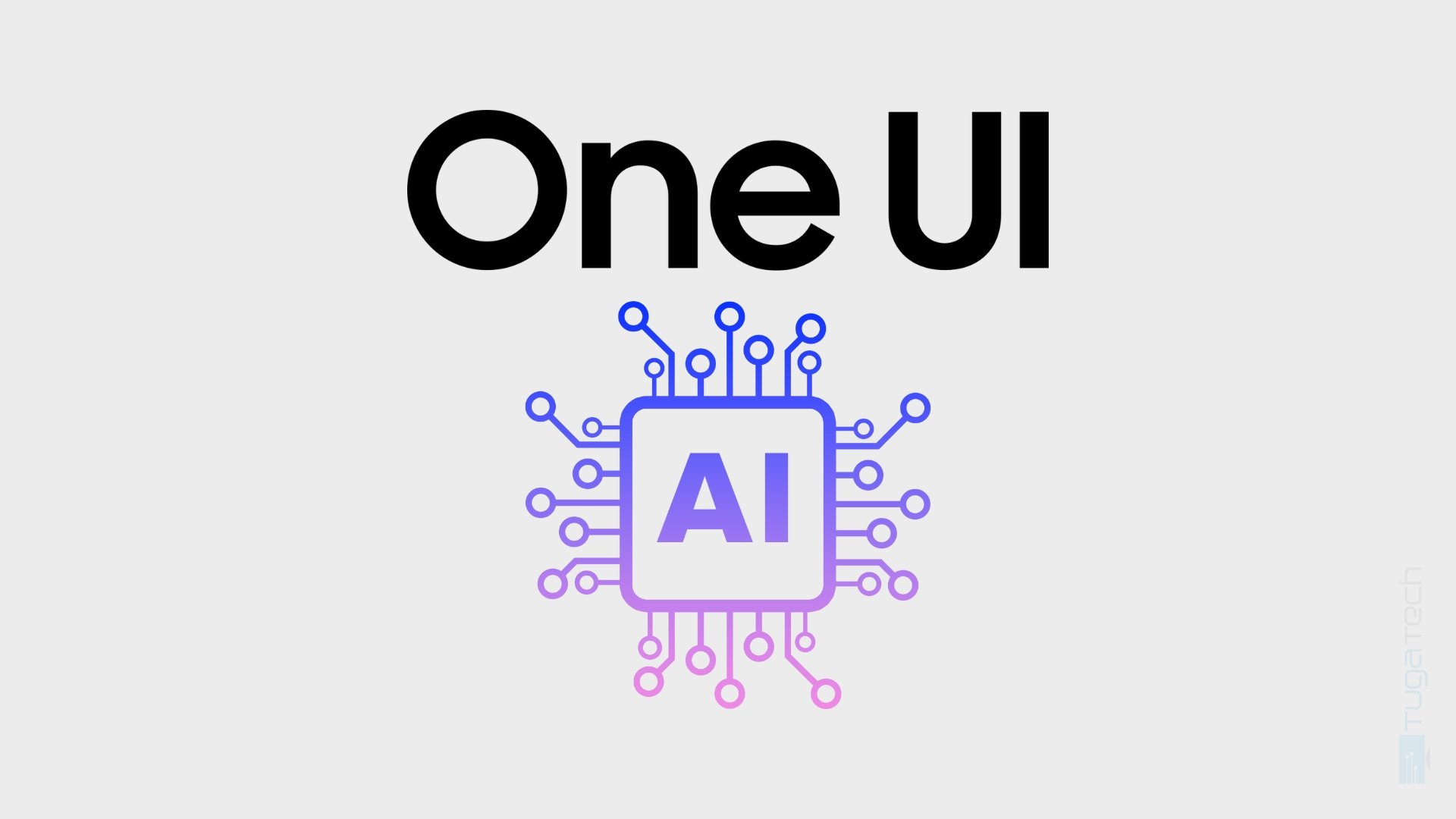 Logo da One UI 6 com IA