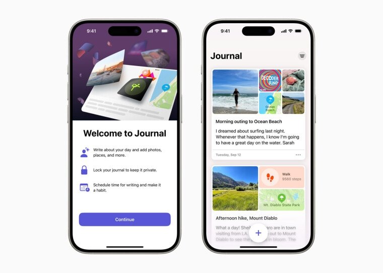 Apple lança o novo iOS 17.2 com a nova app Journal