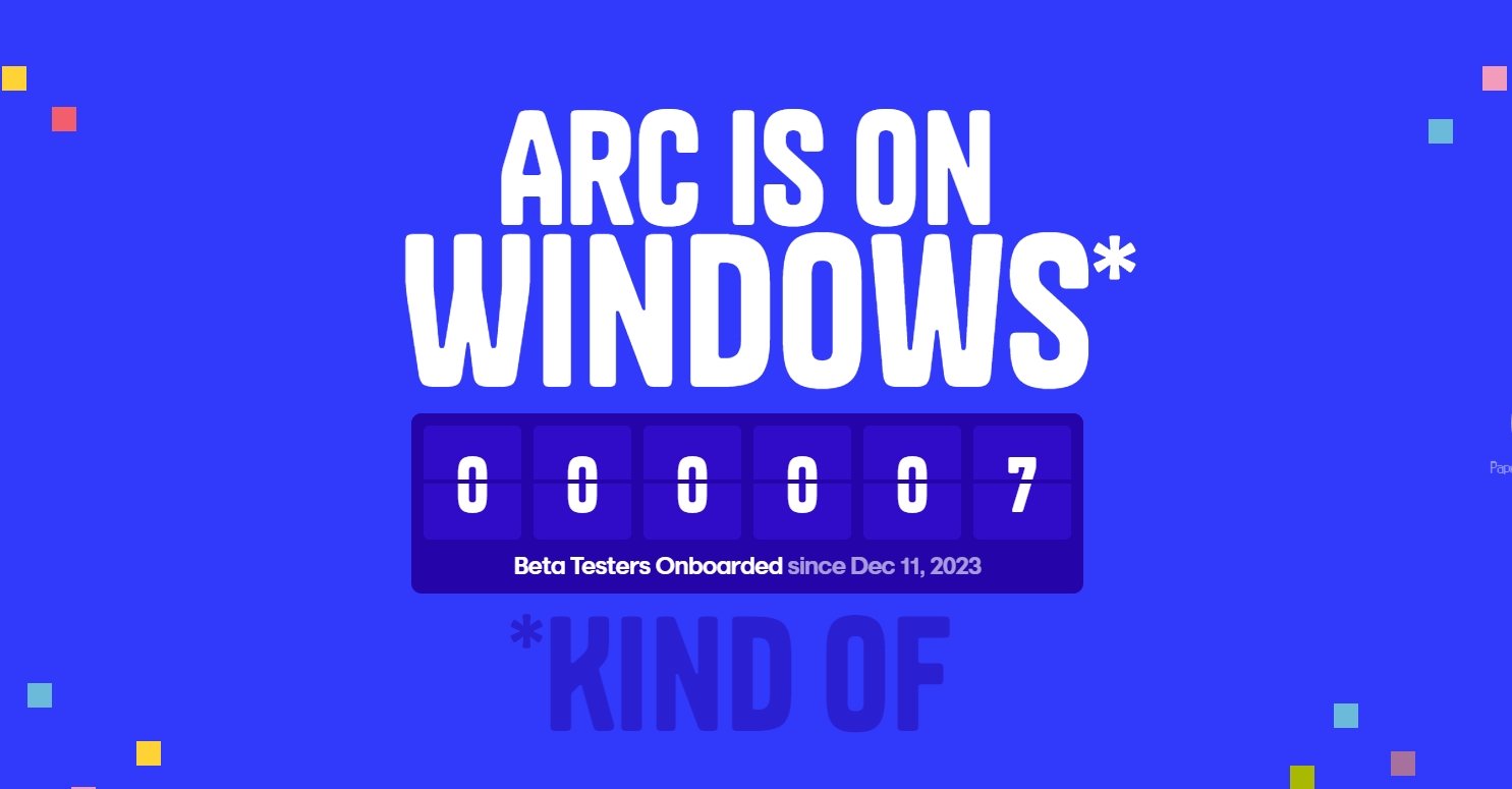 Navegador Arc começa os testes em Windows