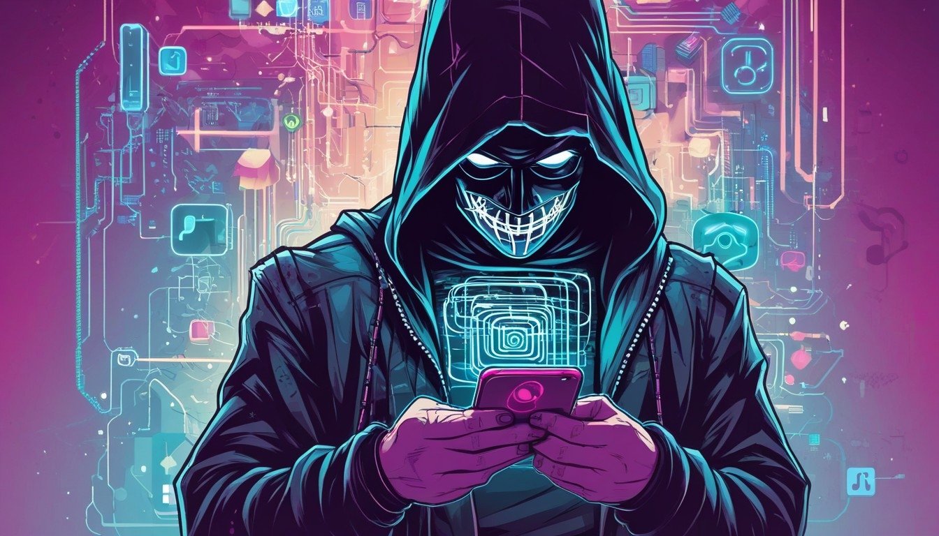hacker em smartphone
