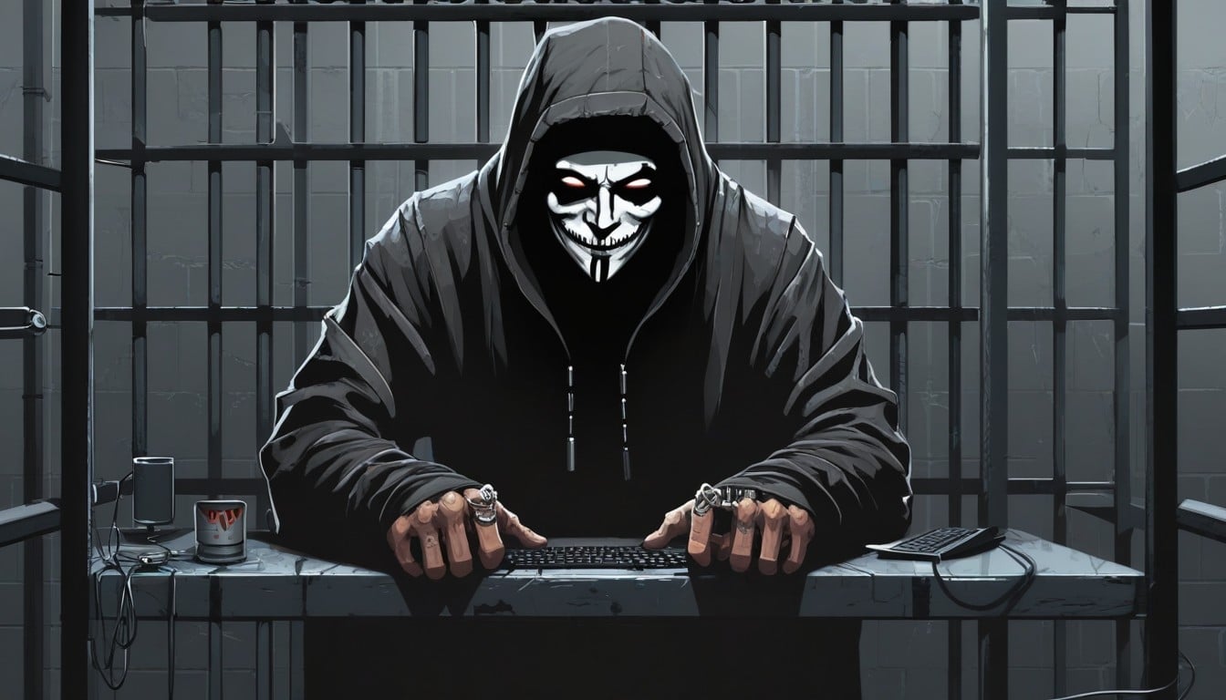 Hacker em prisão