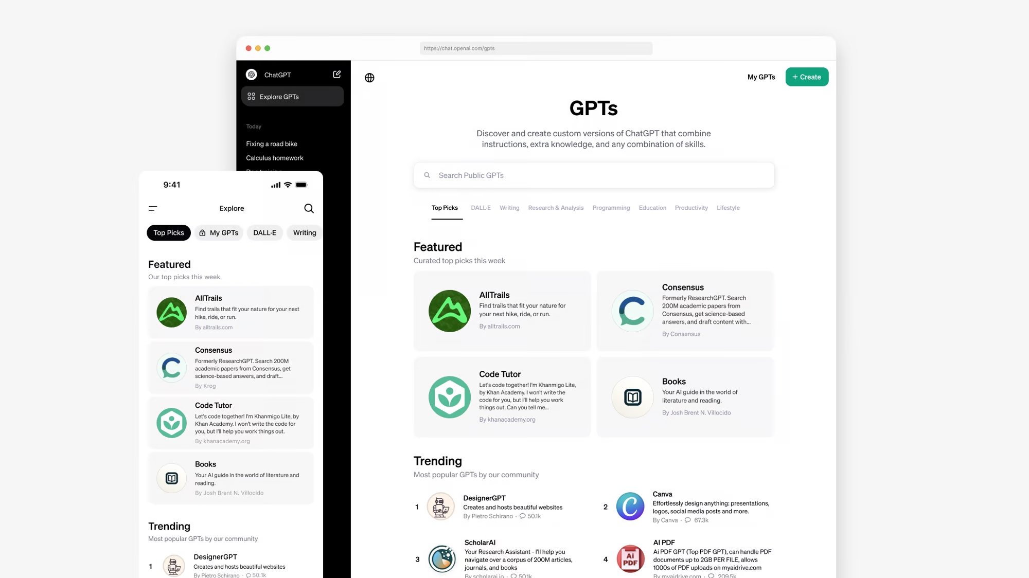 GPT Store do ChatGPT já se encontra disponível com novas experiências