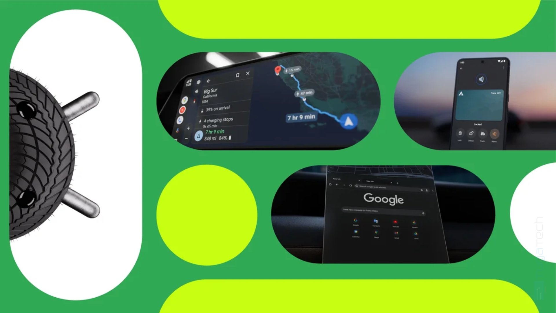 Google revela novidades para o Android Auto na CES 2024