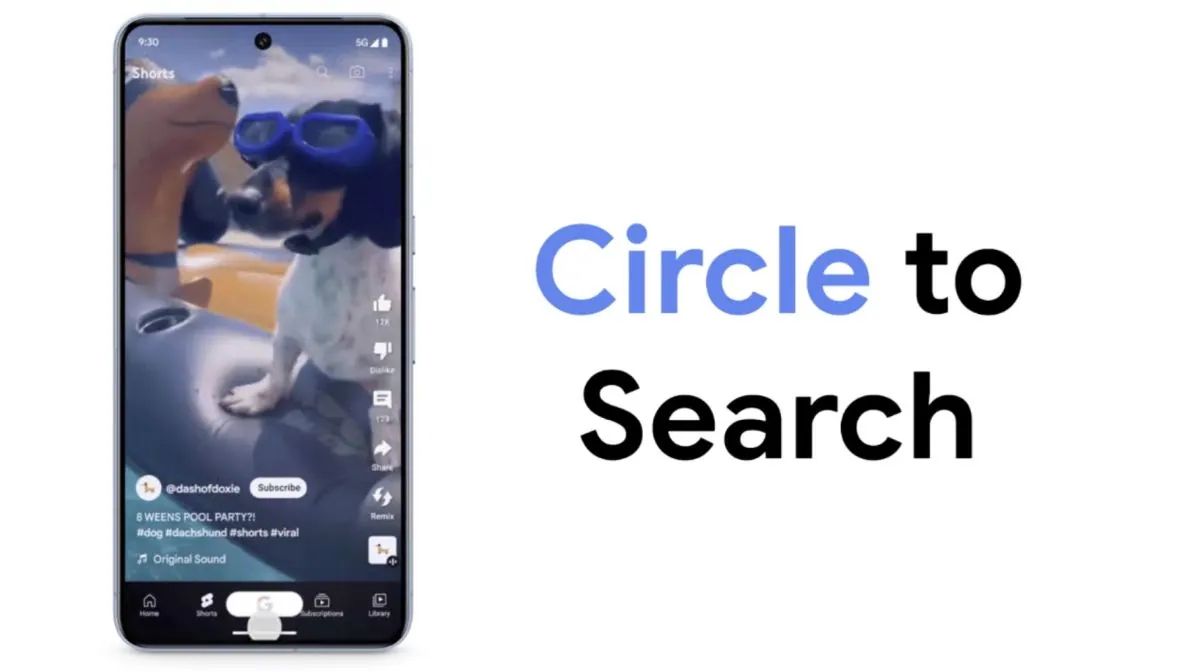 Google Circle to search
