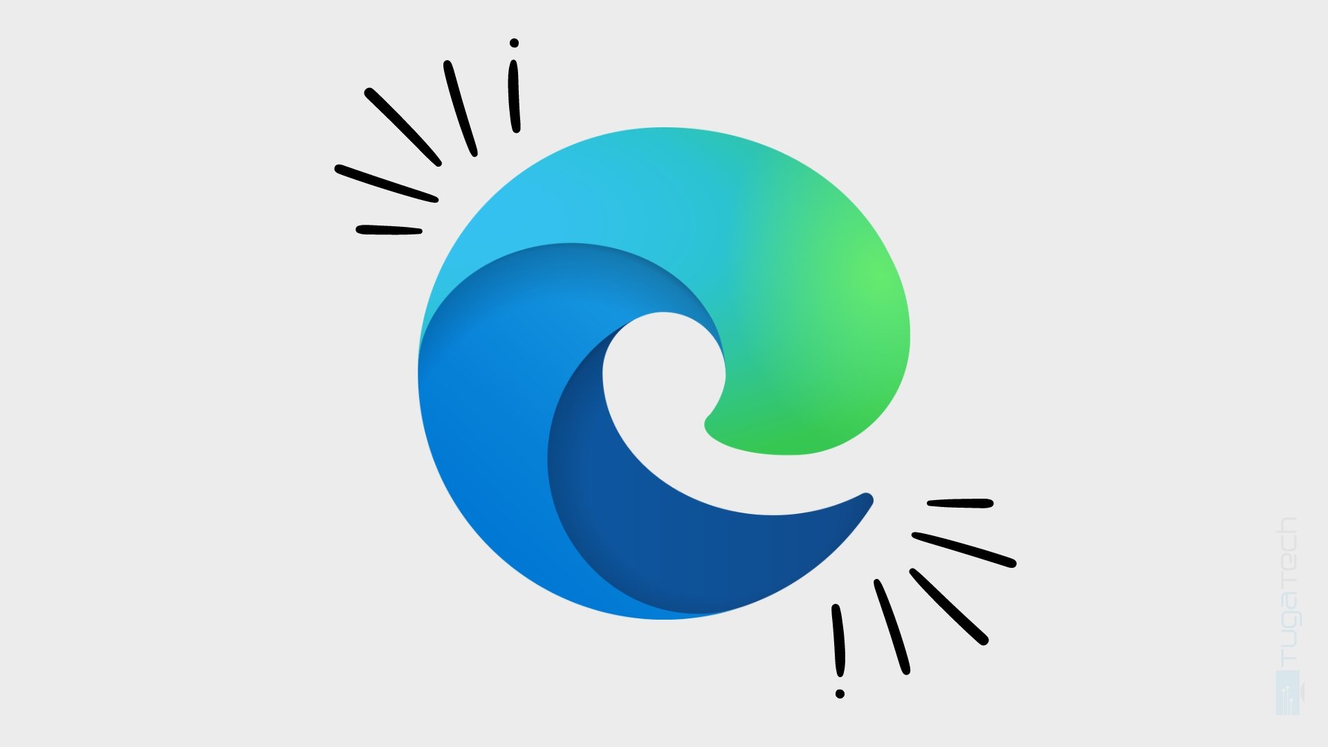 Microsoft Edge logo do navegador