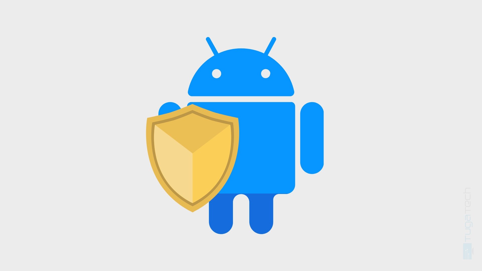 Android com escudo