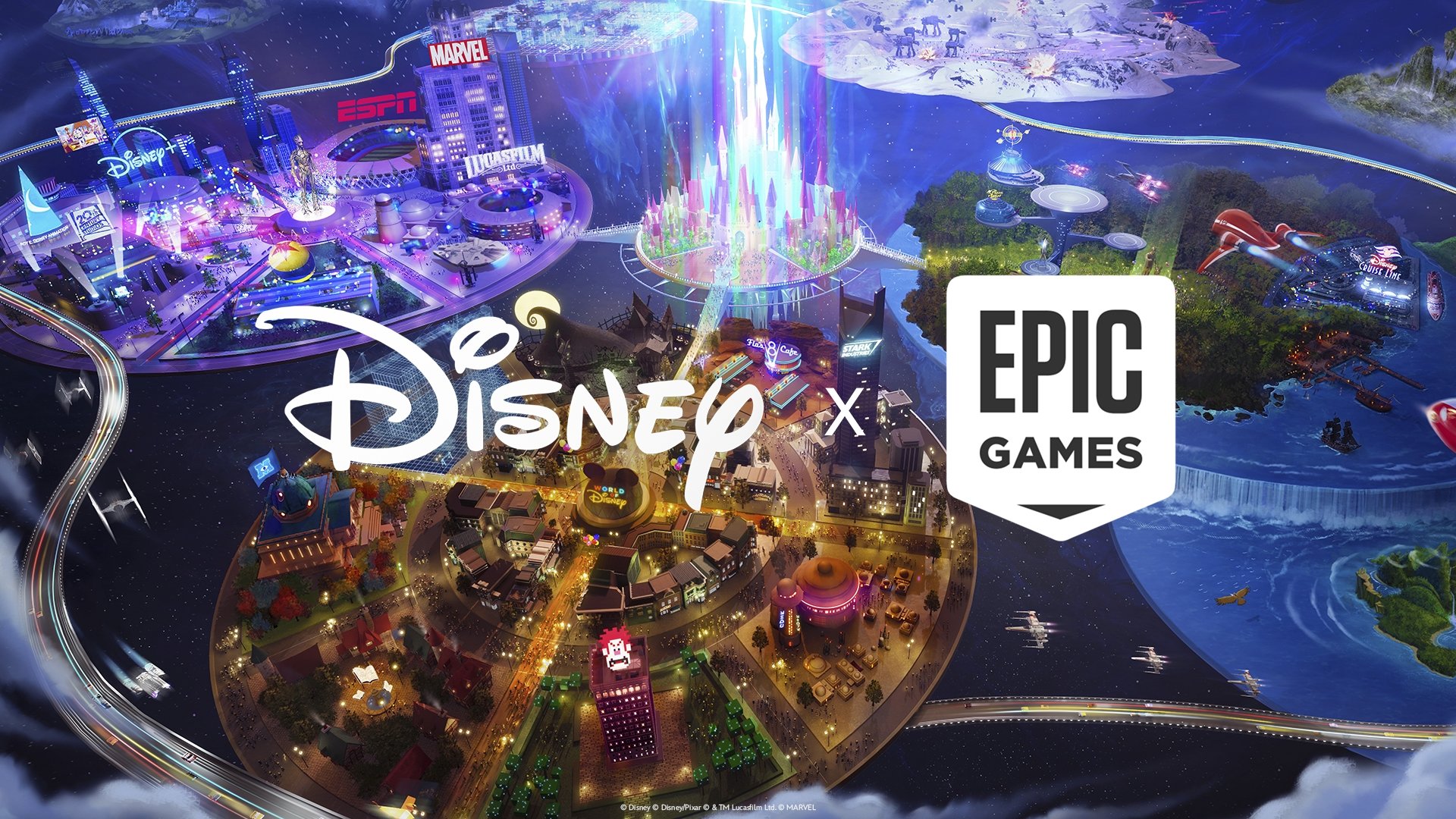 Epic Games e Disney assinam novo acordo de 1.5 mil milhões de dólares
