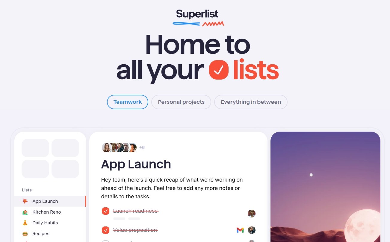 Superlist é a nova plataforma de gestão de tarefas dos criadores do Wunderlist