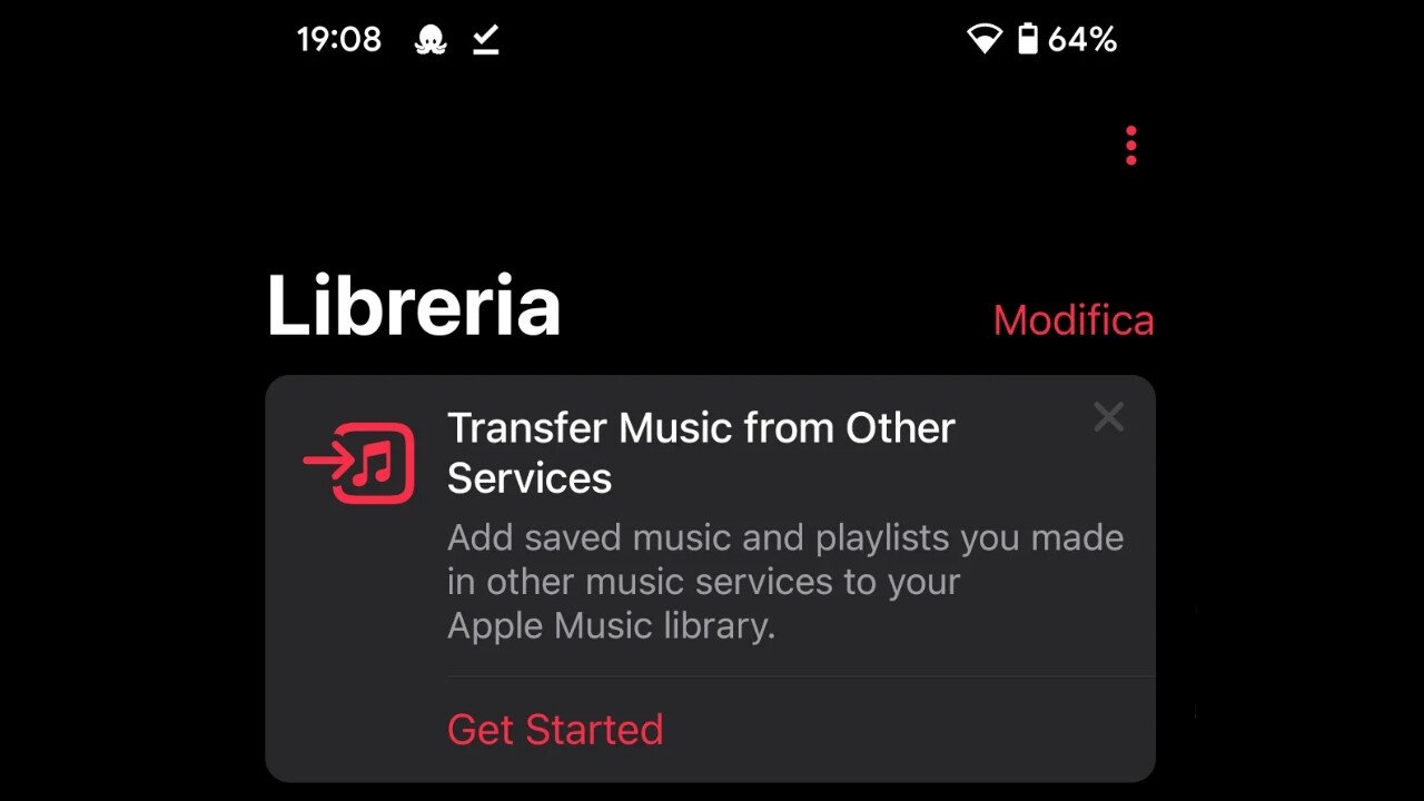 Apple Music com migração de conteúdos