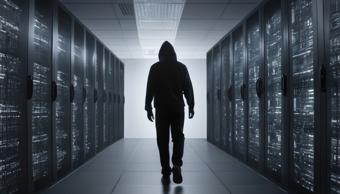 Hacker a andar em datacenter