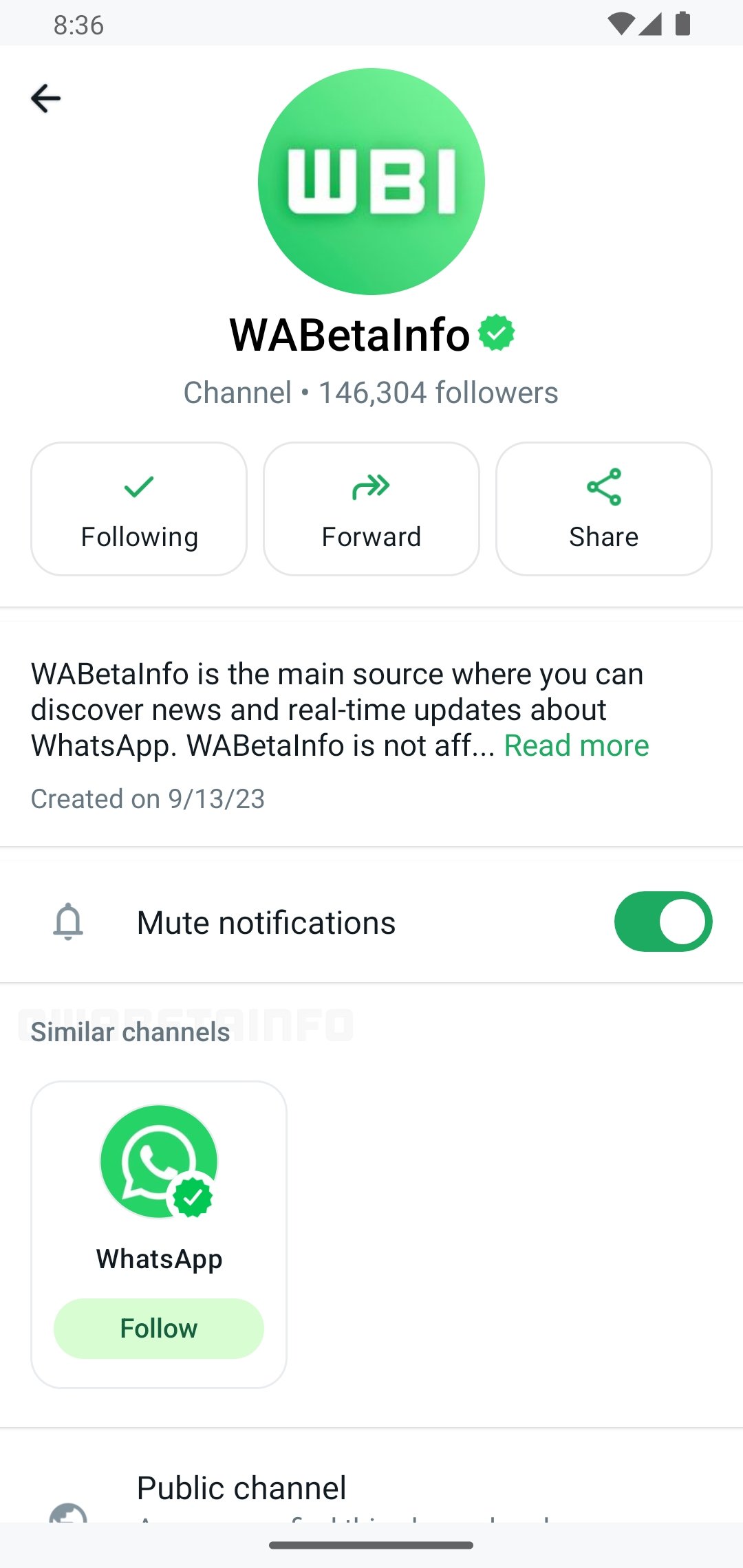 imagem do whatsapp com canais recomendados