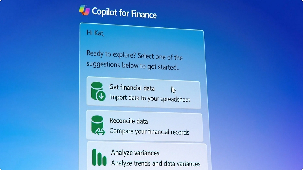 Microsoft Copilot para finanças