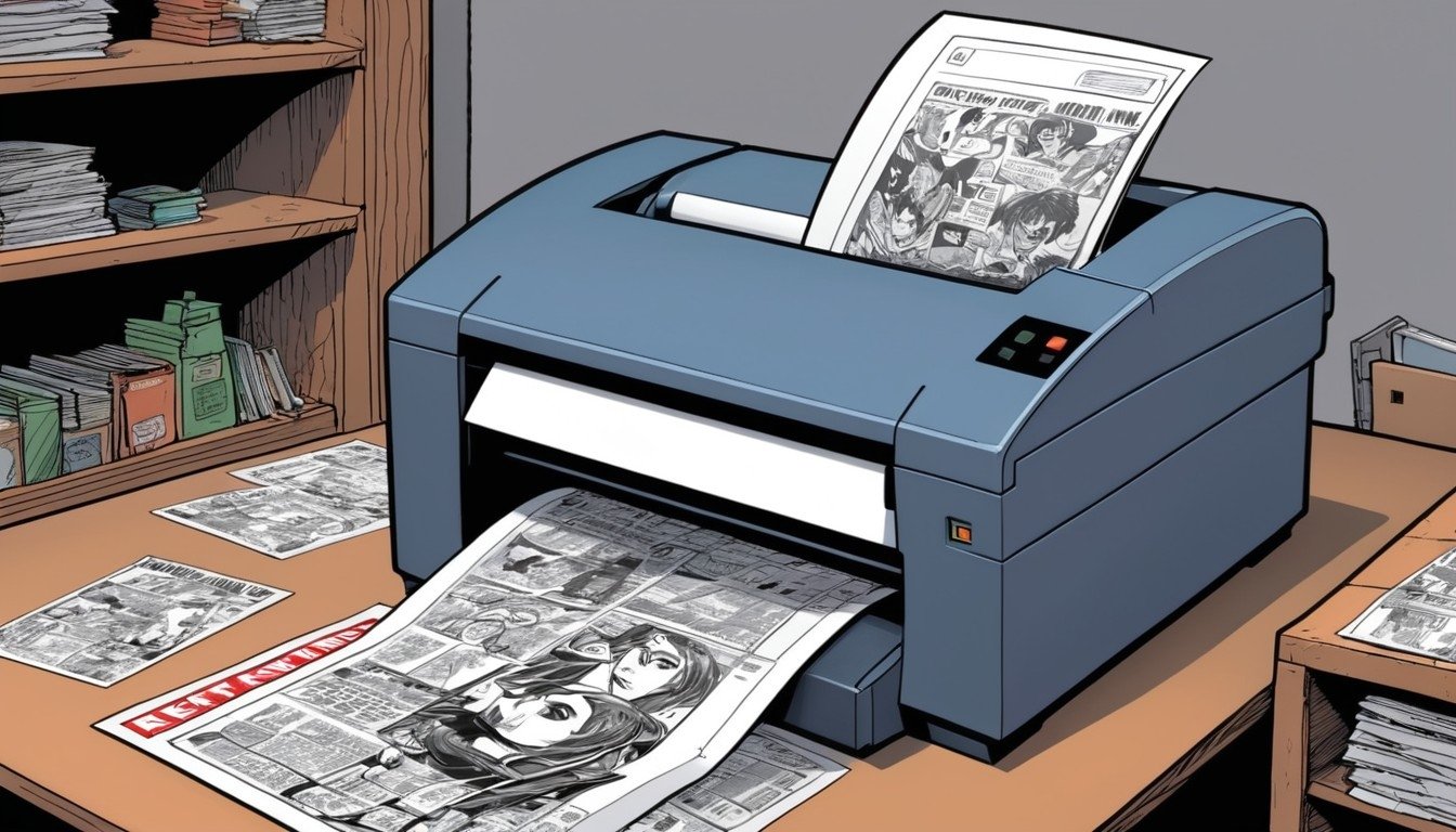 impressora a imprimir