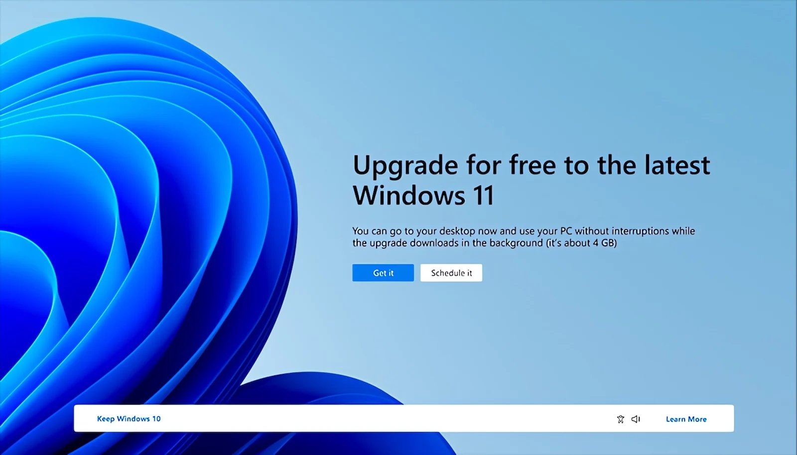 Windows 10 mensagem de upgrade