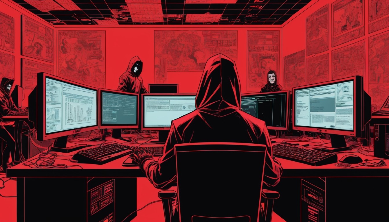Hackers em sala