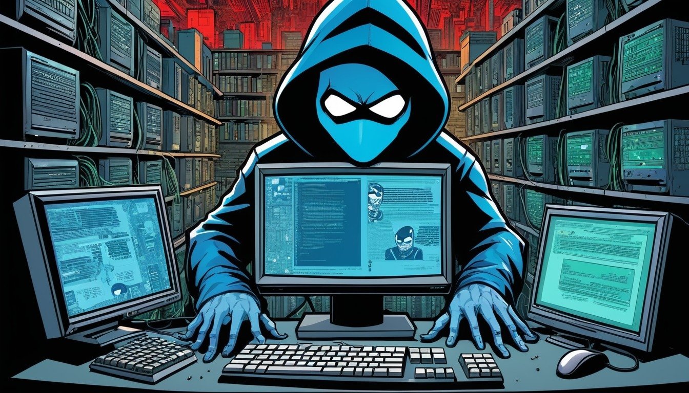 Hacker em computador