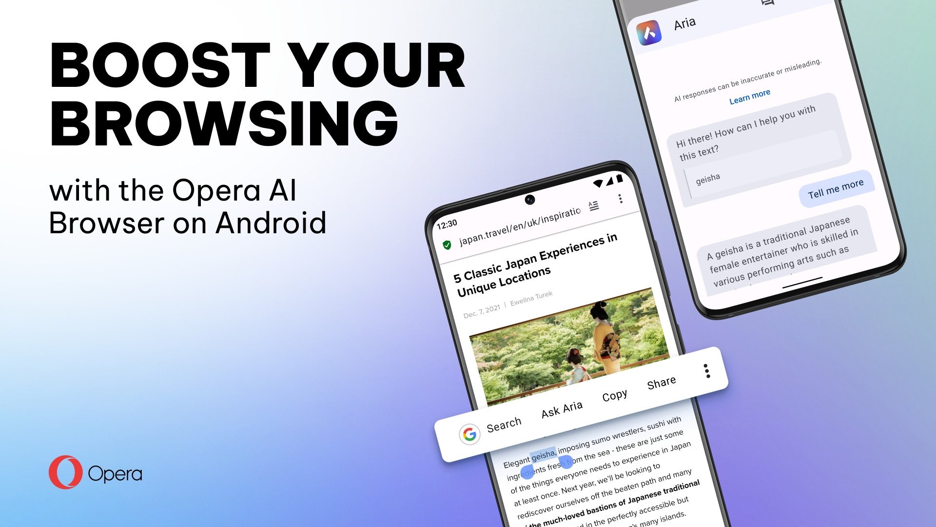 Opera melhora integração do Aria no Android