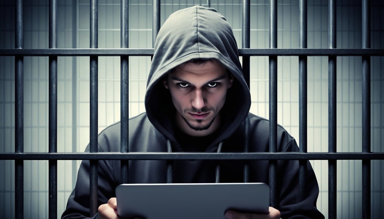 Hacker na prisão