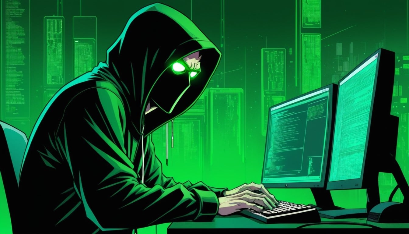 Hacker em computador
