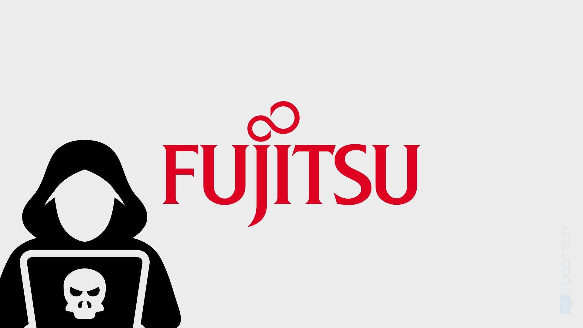 Logo da fujitsu com hacker