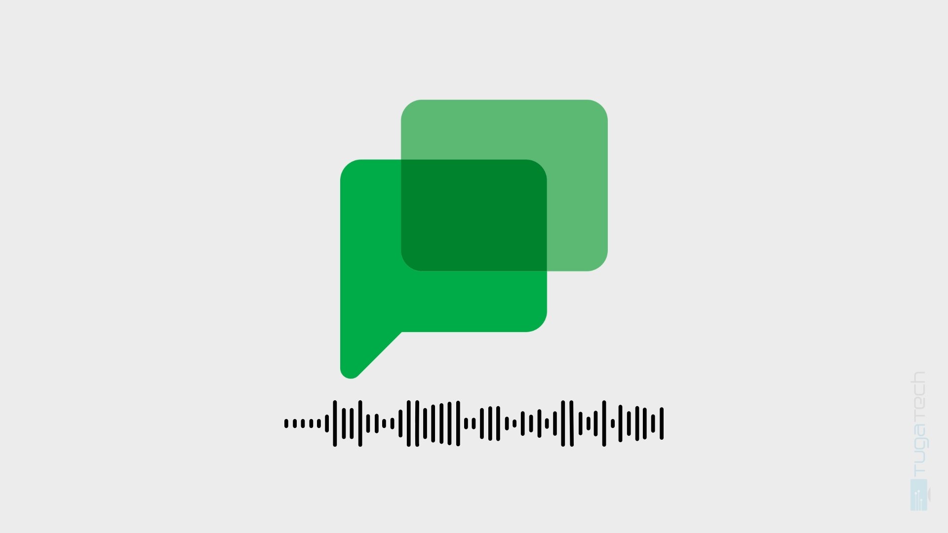 Google Chat mensagem de voz