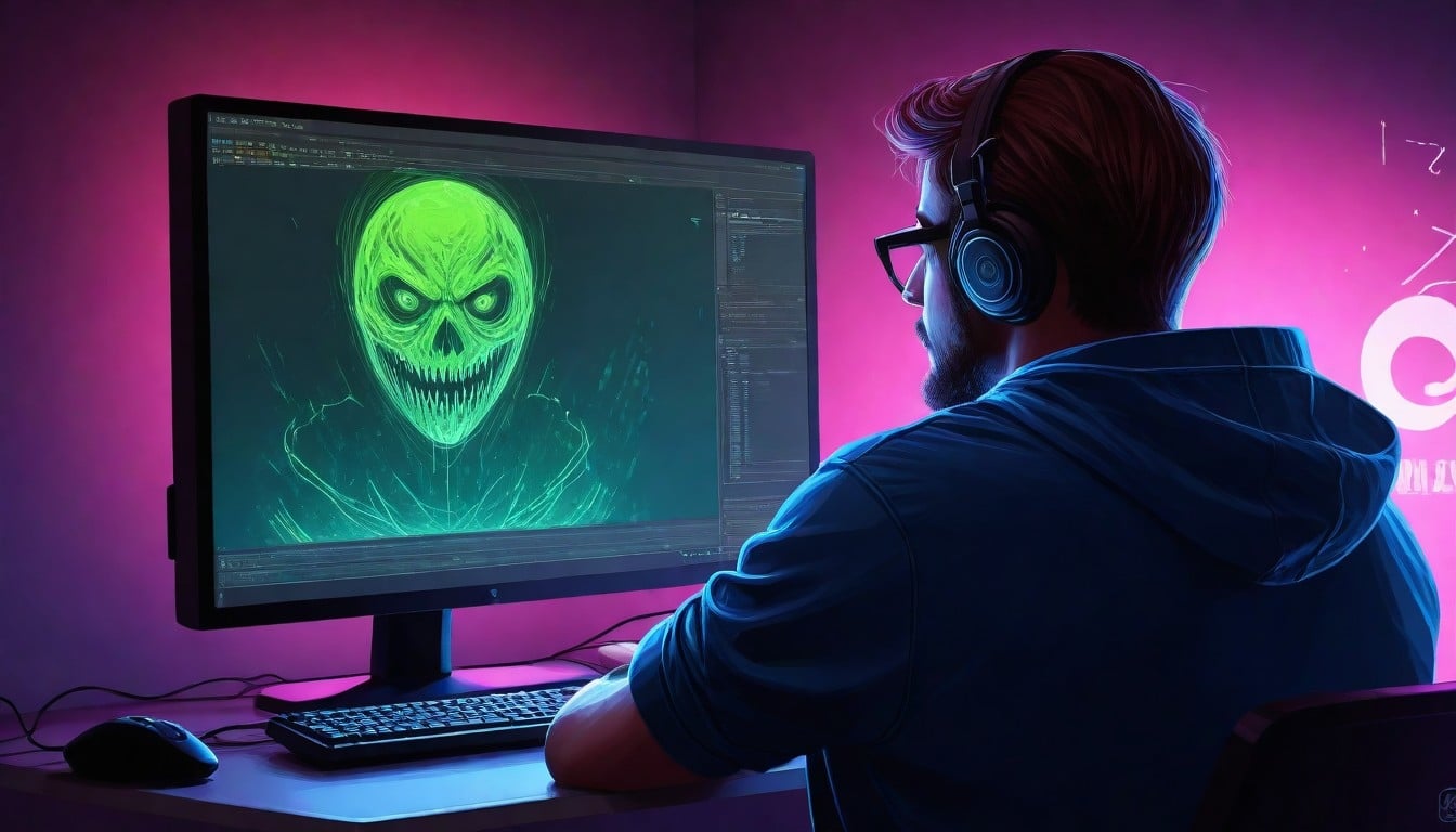 hacker em gamer