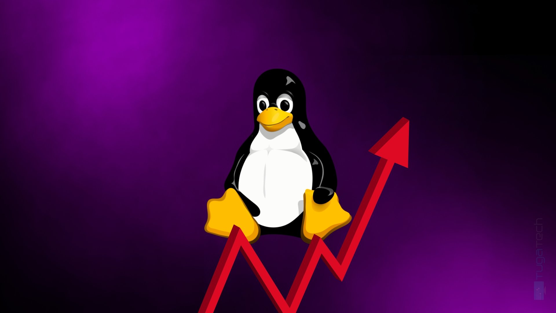 Linux a crescer