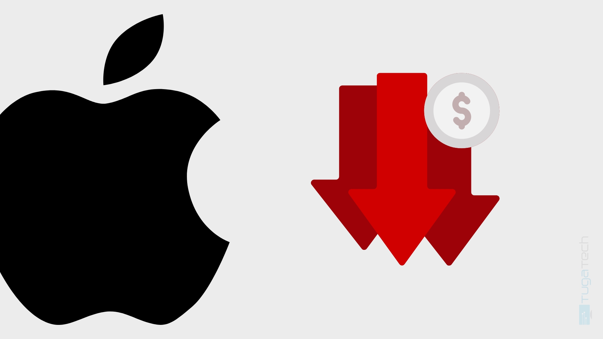 Apple em queda