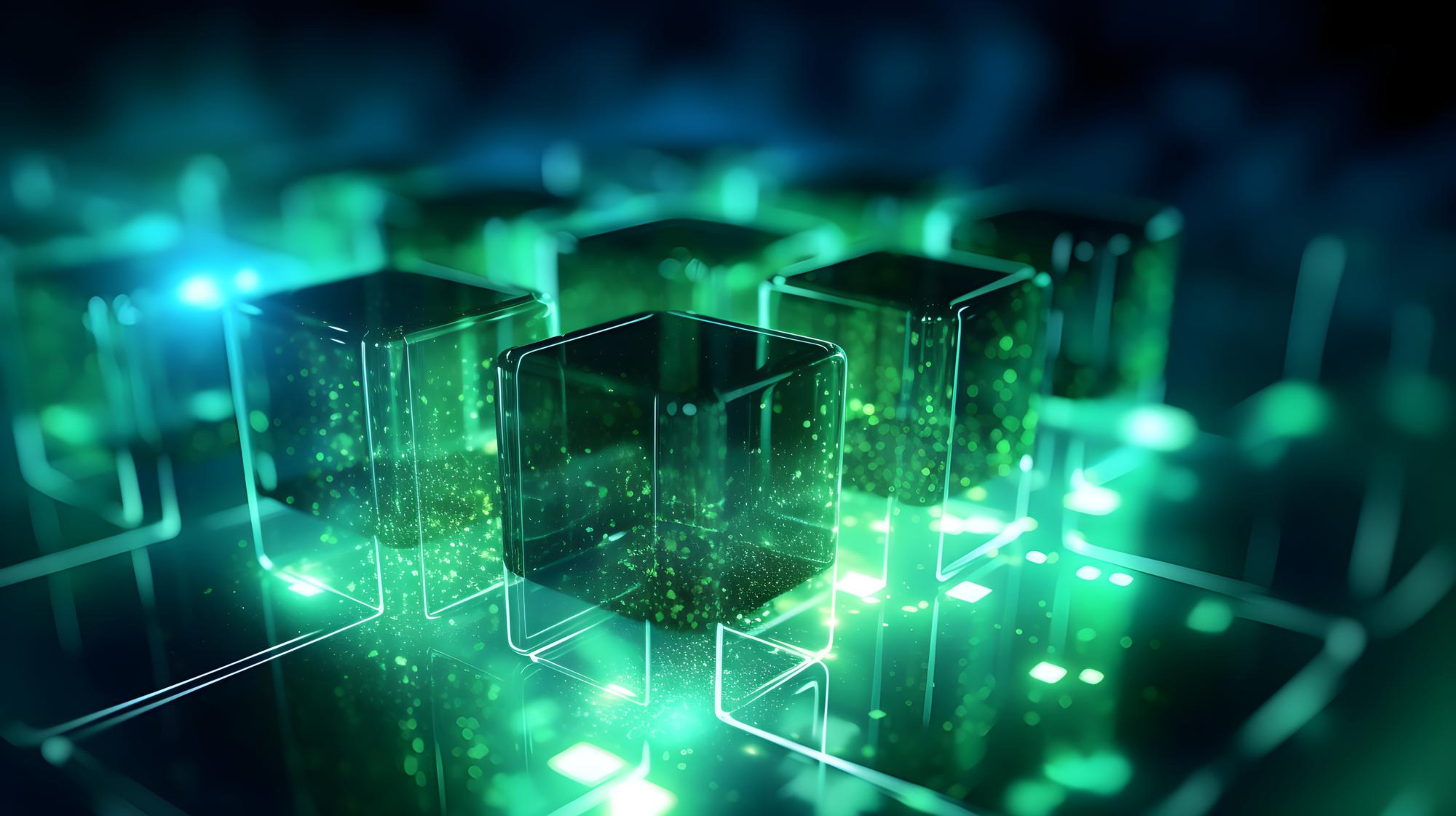 Blockchain imagem artificial