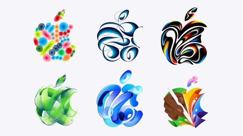 Evento da Apple surge com vários logos artisticos
