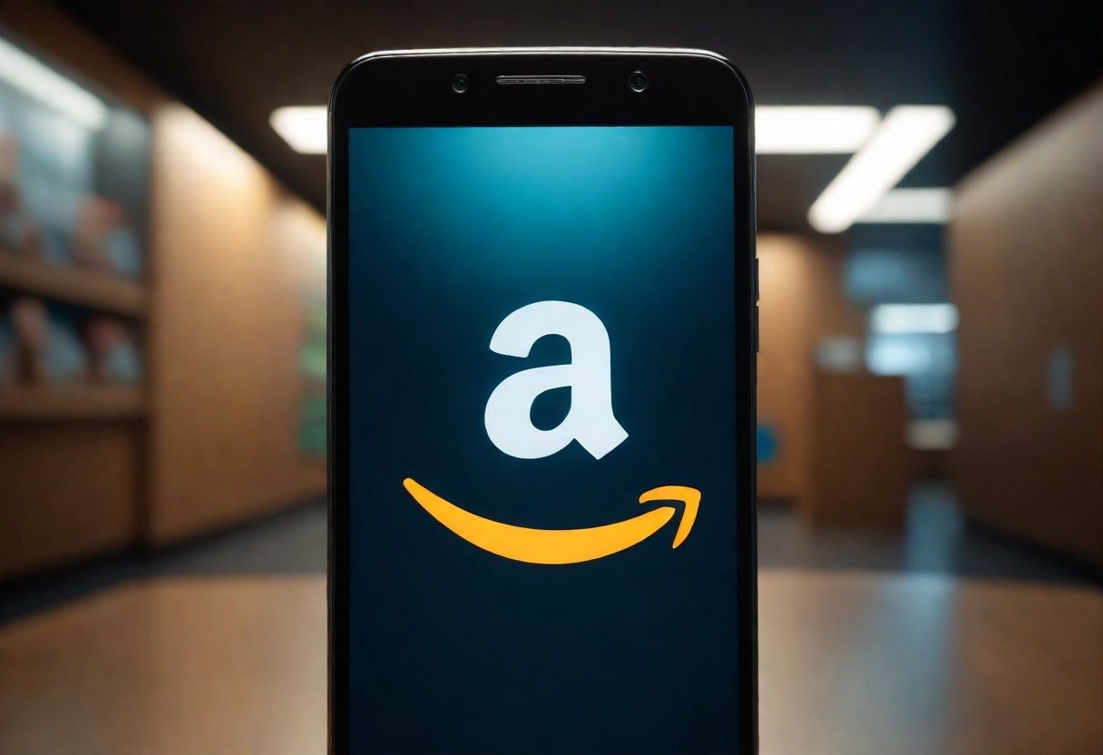 Amazon em smartphone