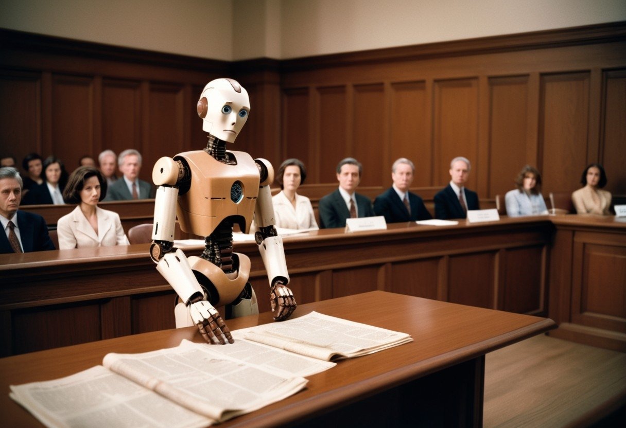 Robot em tribunal